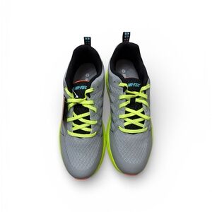 Hi-Tec Men's Athletic Shoes in Gray and Neon Yellow